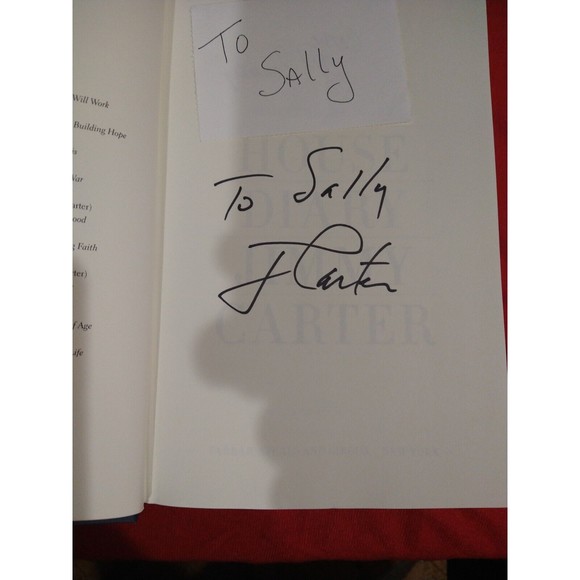 Signed Jimmy Carter White House Diary - 1st -Very Good Condition - Picture 2 of 7